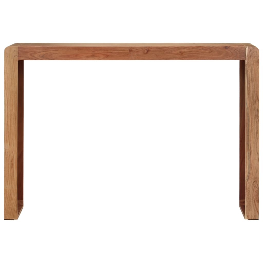 konsolbord 110x30x76 cm massivt akacietræ