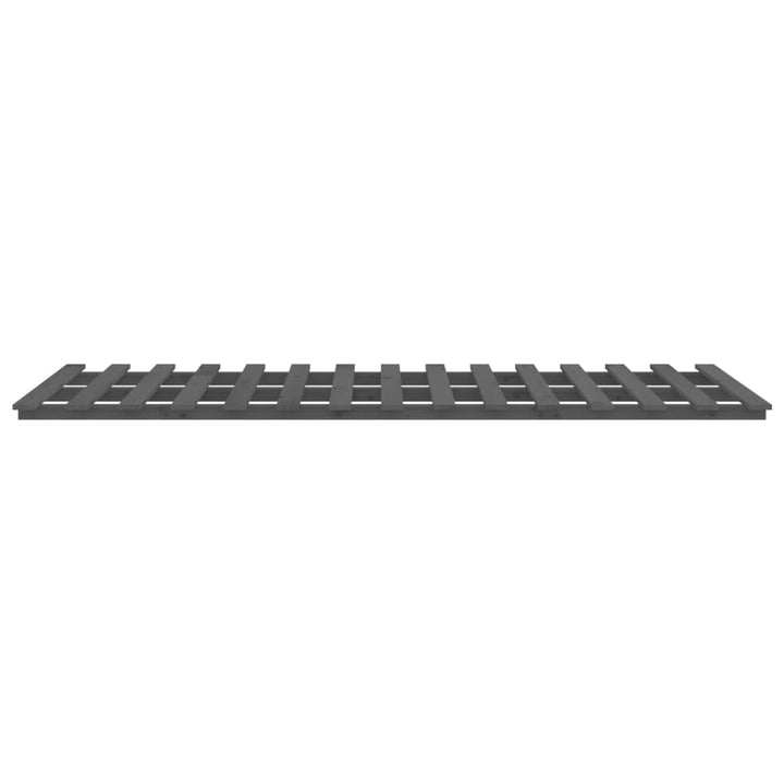 sengeramme 90x200 cm massivt fyrretræ grå