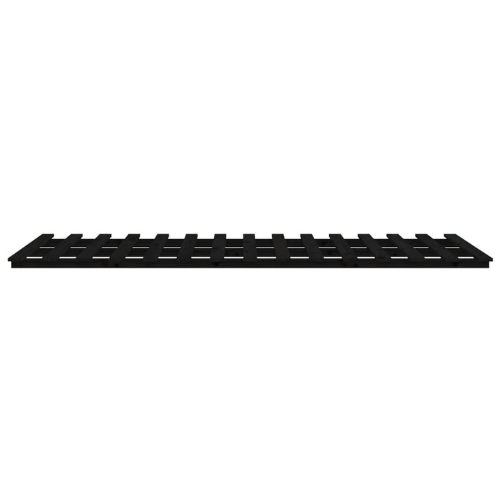 sengeramme 100x200 cm massivt fyrretræ sort
