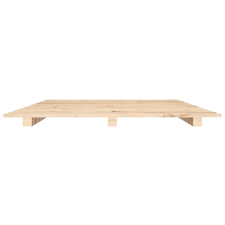 sengeramme 150x200 cm massivt fyrretræ