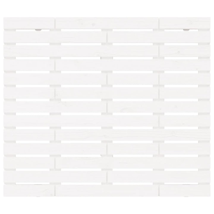 sengegavl 106x3x91,5 cm massivt fyrretræ hvid