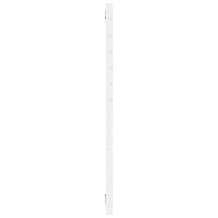 sengegavl 106x3x91,5 cm massivt fyrretræ hvid