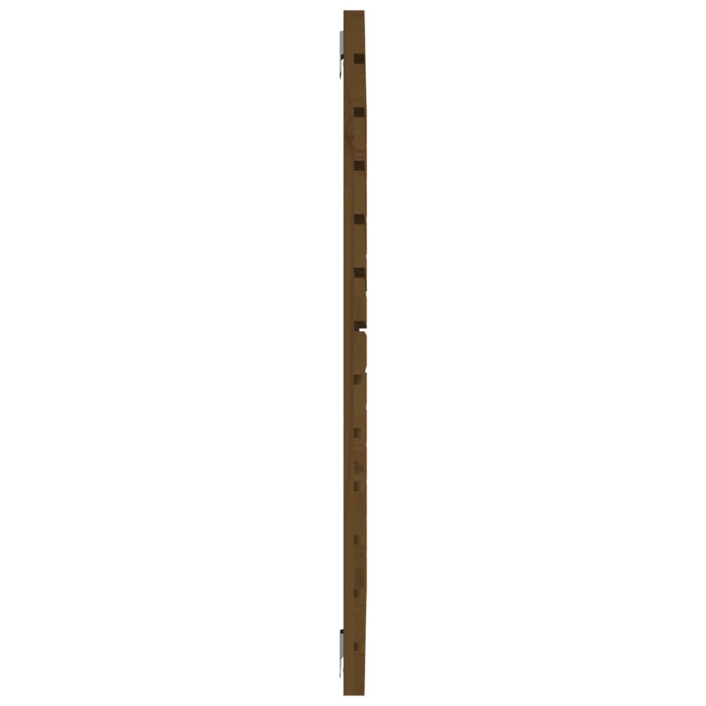 sengegavl 106x3x91,5 cm massivt fyrretræ gyldenbrun