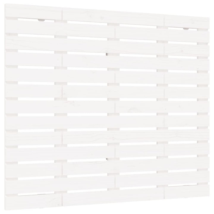 sengegavl 96x3x91,5 cm massivt fyrretræ hvid