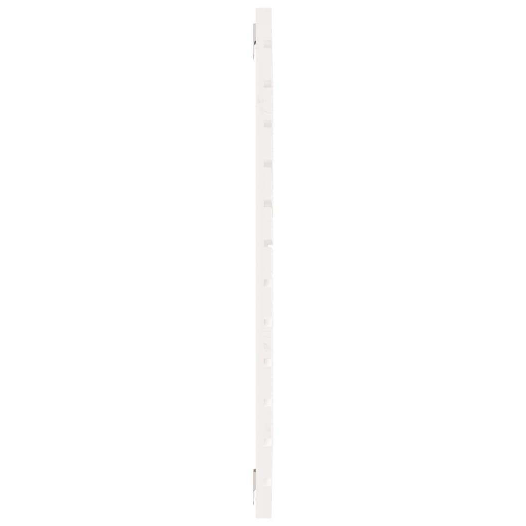 sengegavl 96x3x91,5 cm massivt fyrretræ hvid