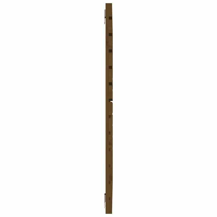 sengegavl 96x3x91,5 cm massivt fyrretræ gyldenbrun