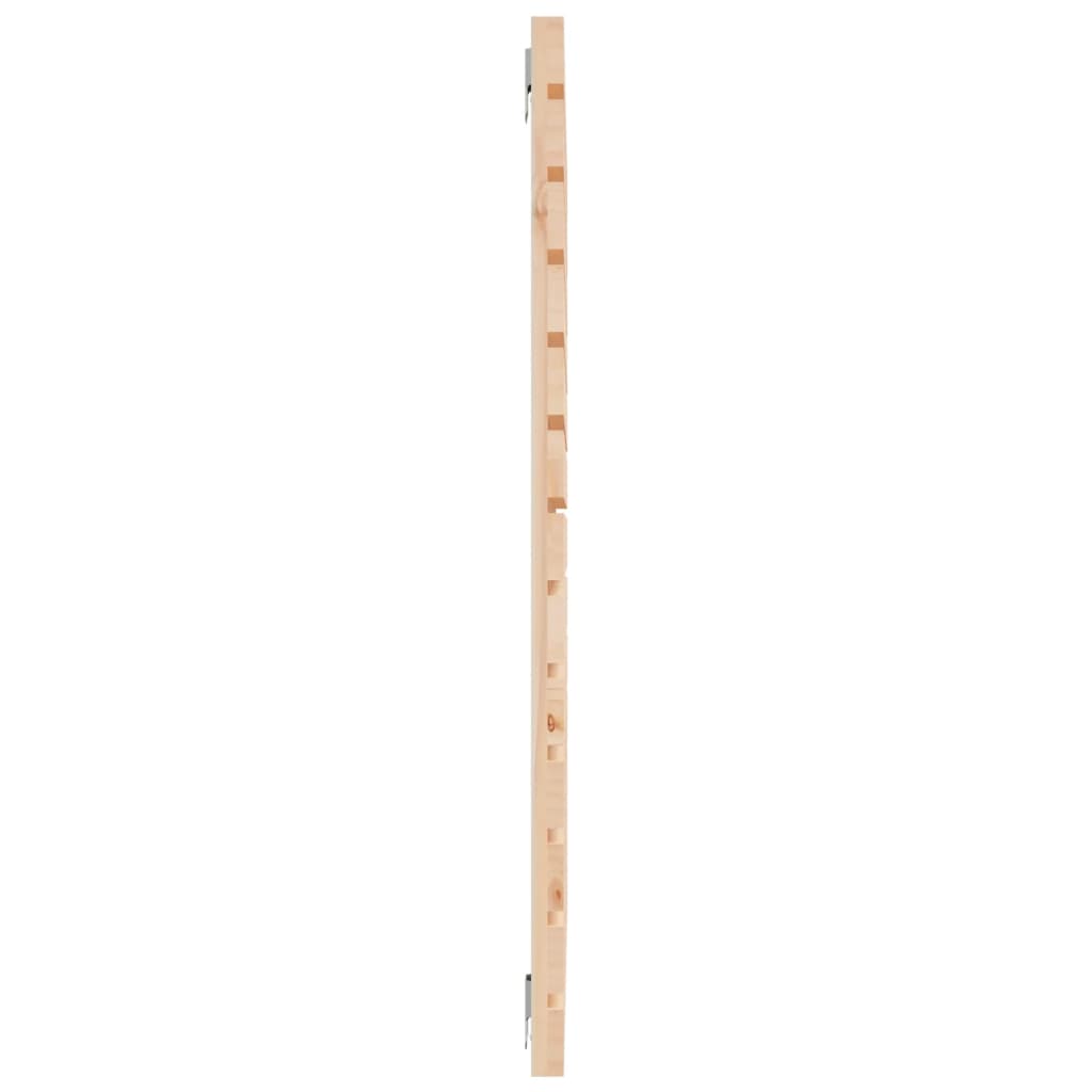 sengegavl 126x3x91,5 cm massivt fyrretræ