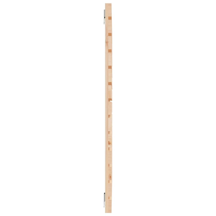 sengegavl 126x3x91,5 cm massivt fyrretræ