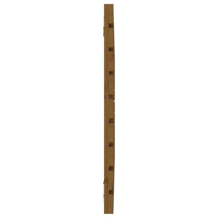 sengegavl 106x3x63 cm massivt fyrretræ gyldenbrun