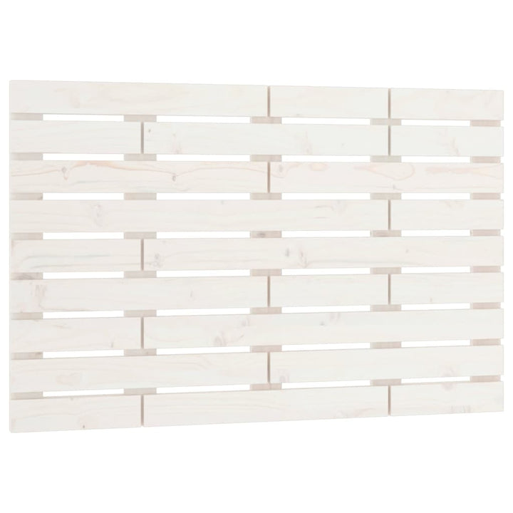 sengegavl 96x3x63 cm massivt fyrretræ hvid