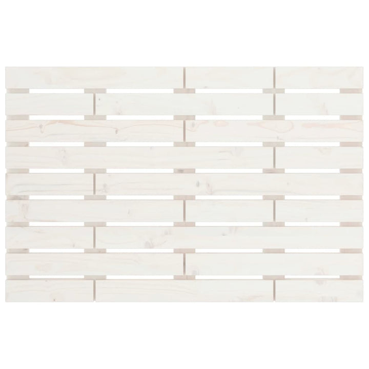 sengegavl 96x3x63 cm massivt fyrretræ hvid