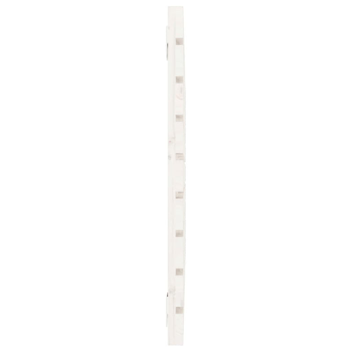 sengegavl 96x3x63 cm massivt fyrretræ hvid
