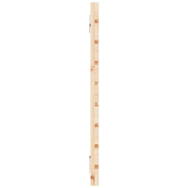sengegavl 126x3x63 cm massivt fyrretræ