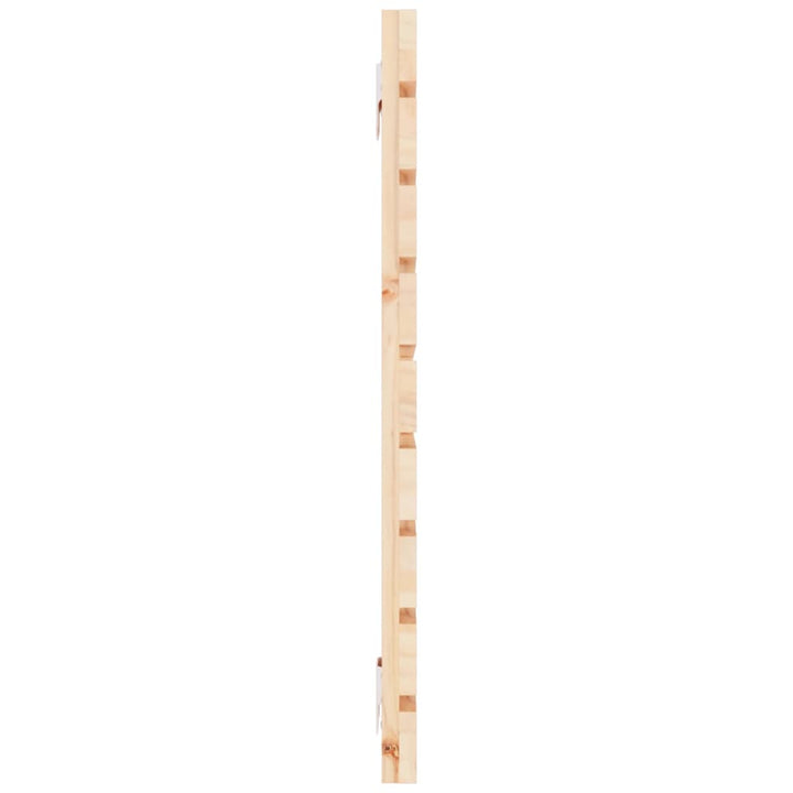 sengegavl 146x3x63 cm massivt fyrretræ