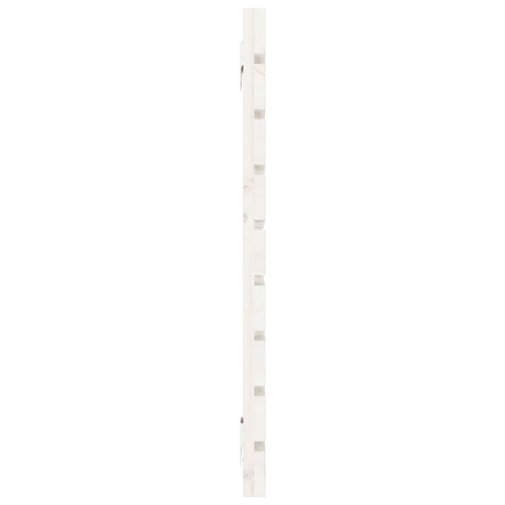 sengegavl 146x3x63 cm massivt fyrretræ hvid