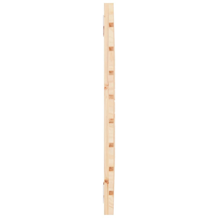 sengegavl 81x3x63 cm massivt fyrretræ