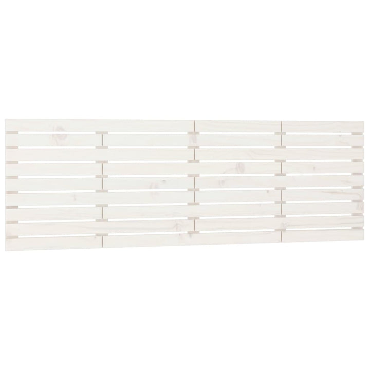 sengegavl 166x3x63 cm massivt fyrretræ hvid