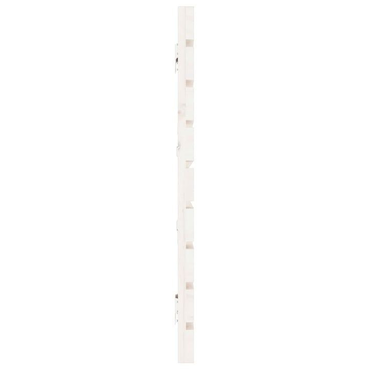 sengegavl 166x3x63 cm massivt fyrretræ hvid