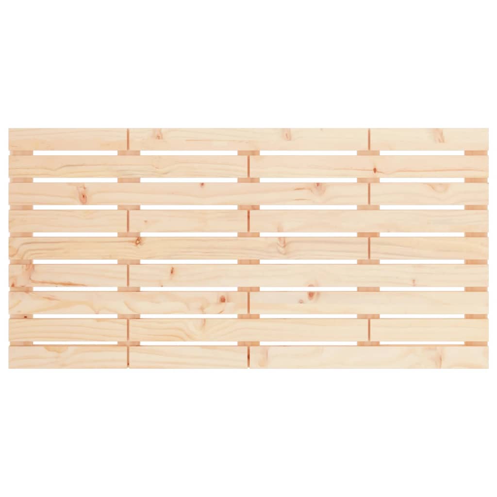 sengegavl 141x3x63 cm massivt fyrretræ