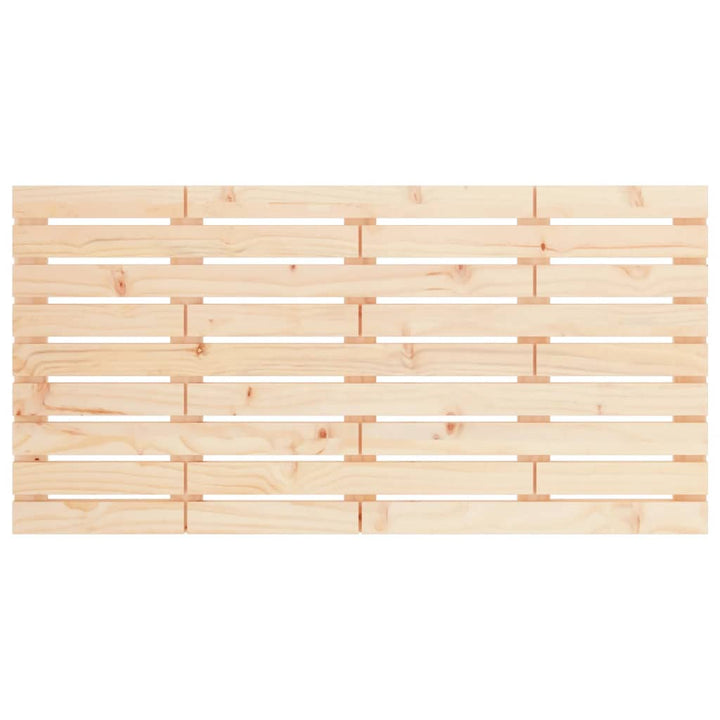 sengegavl 141x3x63 cm massivt fyrretræ