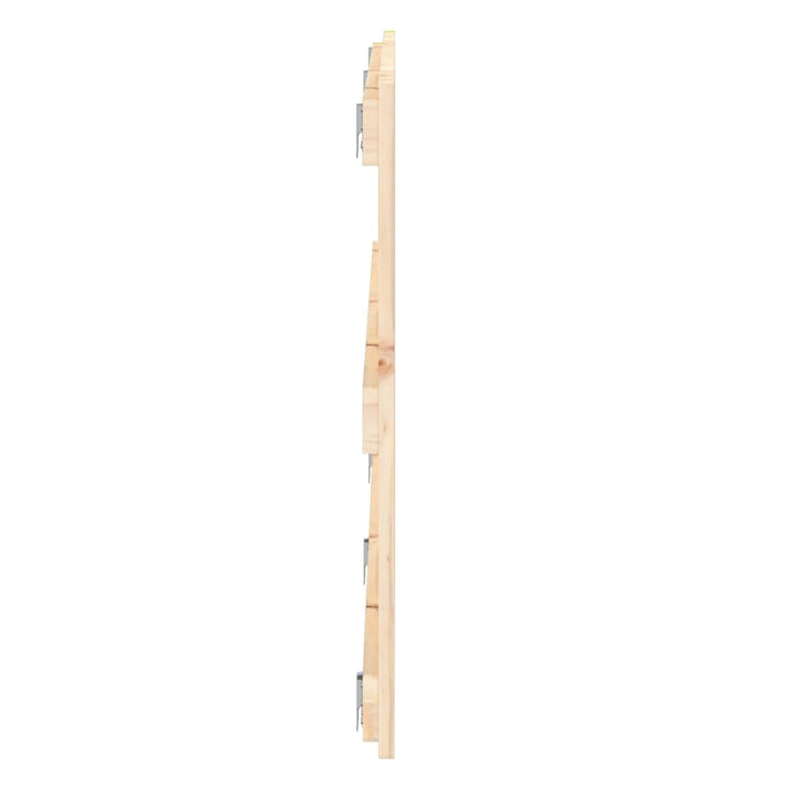 sengegavl 204x3x60 cm massivt fyrretræ