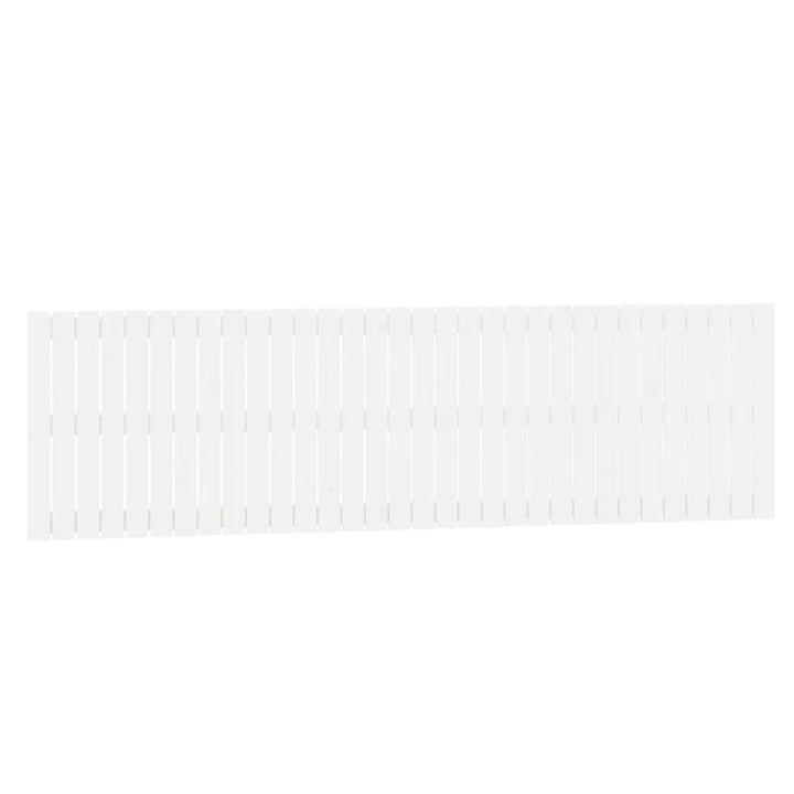 sengegavl 204x3x60 cm massivt fyrretræ hvid