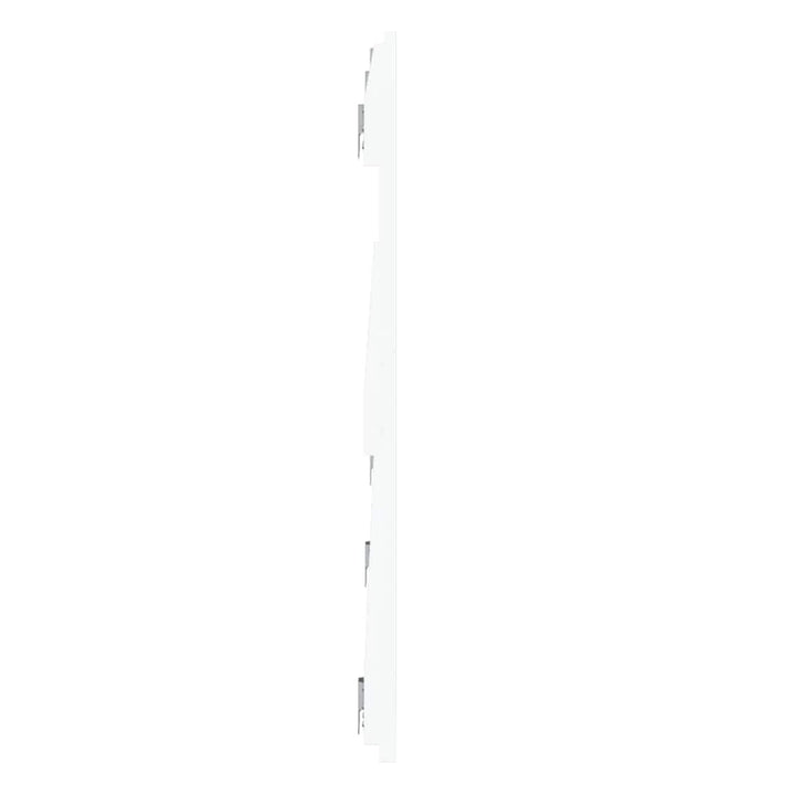 sengegavl 204x3x60 cm massivt fyrretræ hvid