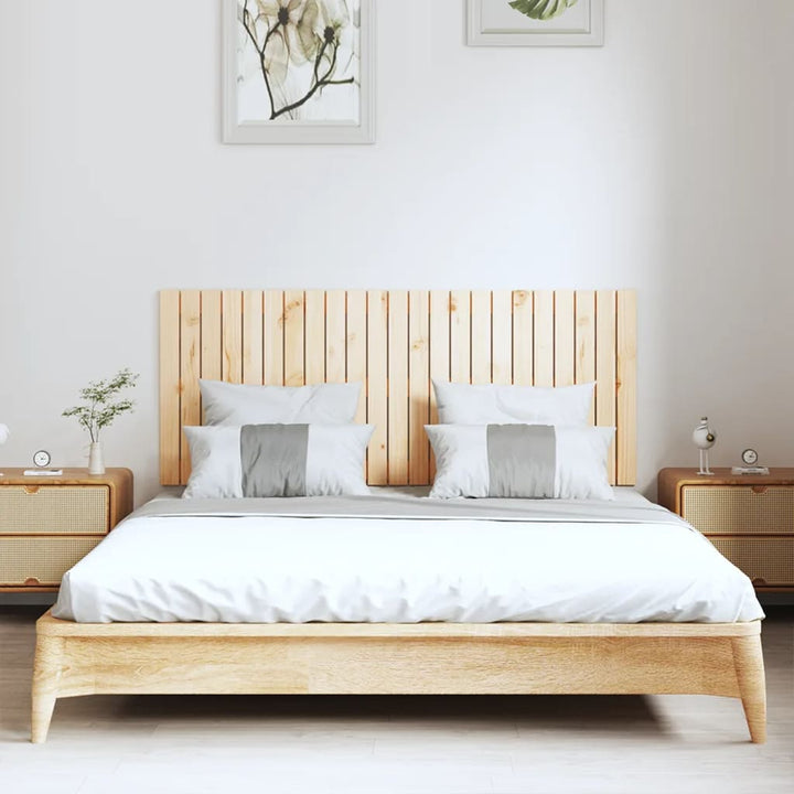 sengegavl 147x3x60 cm massivt fyrretræ