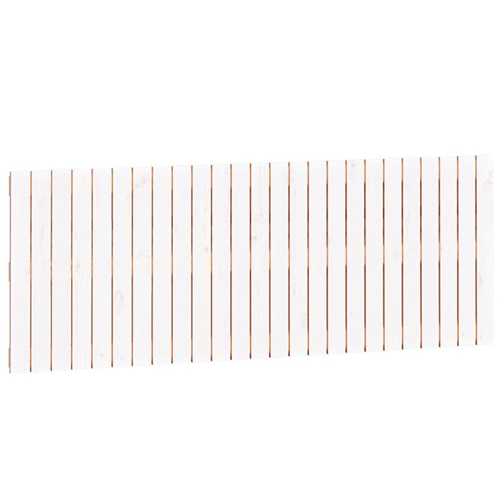 sengegavl 159,5x3x60 cm massivt fyrretræ hvid