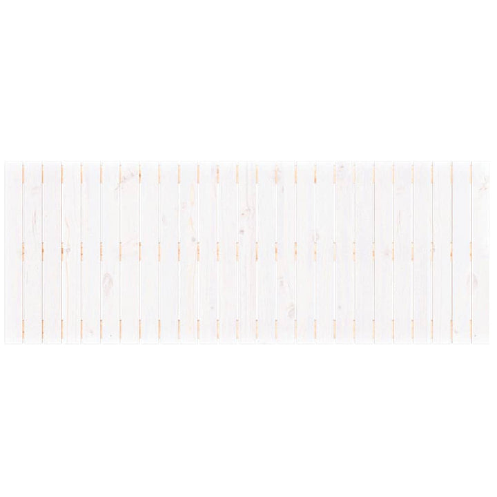 sengegavl 159,5x3x60 cm massivt fyrretræ hvid