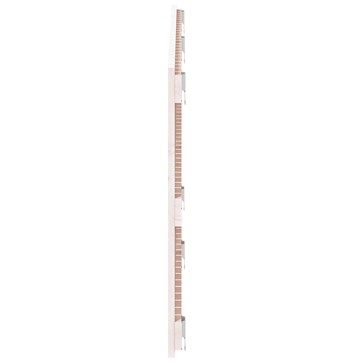 sengegavl 159,5x3x60 cm massivt fyrretræ hvid