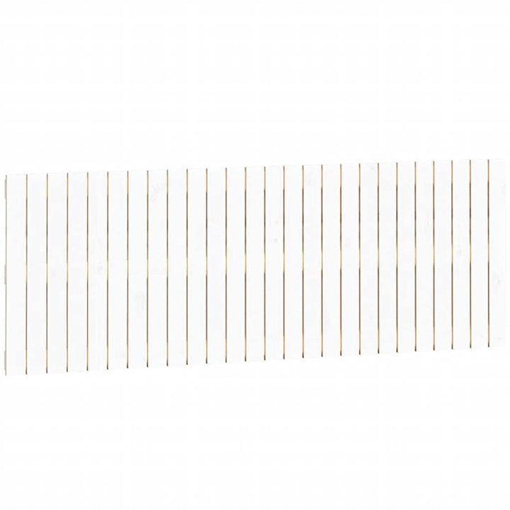 sengegavl 166x3x60 cm massivt fyrretræ hvid