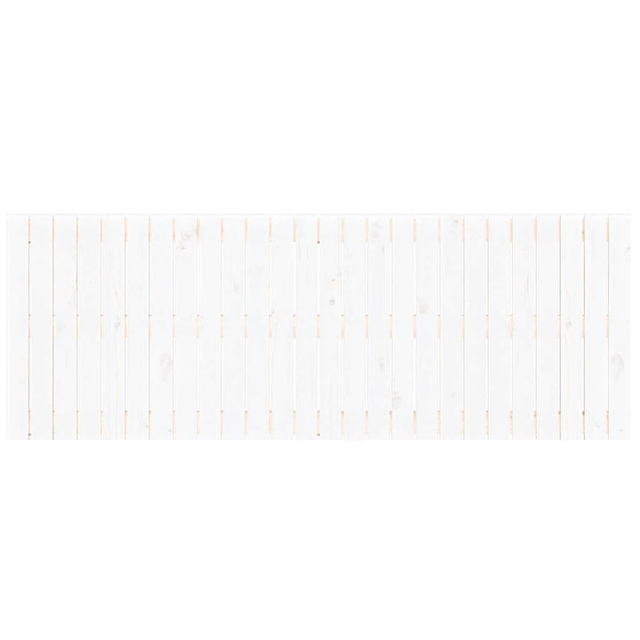 sengegavl 166x3x60 cm massivt fyrretræ hvid