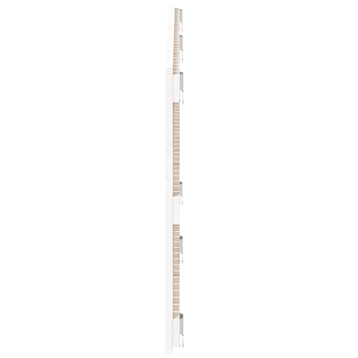 sengegavl 166x3x60 cm massivt fyrretræ hvid