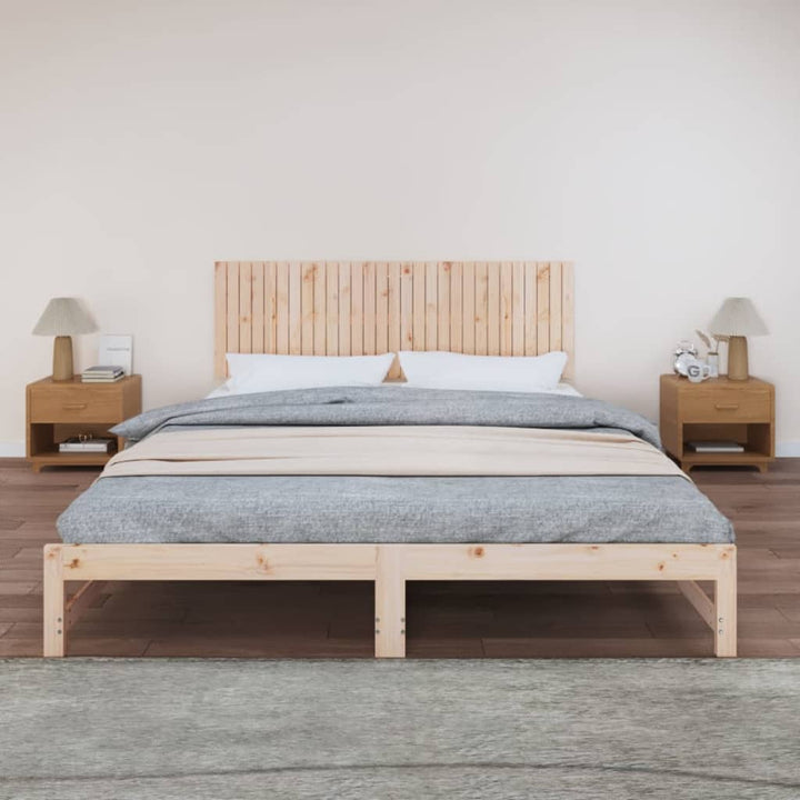 sengegavl 185x3x60 cm massivt fyrretræ