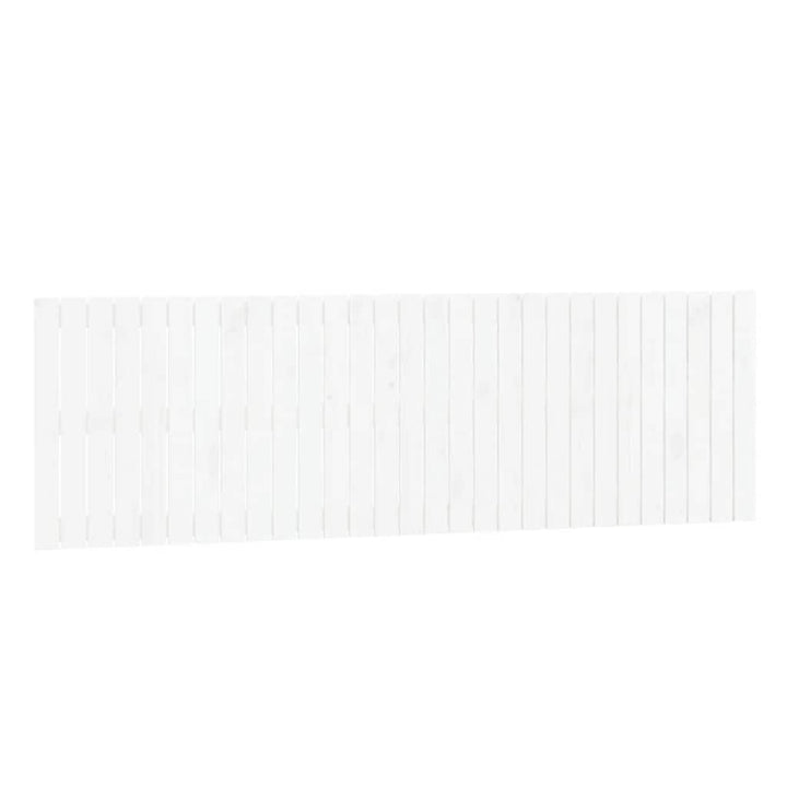 sengegavl 185x3x60 cm massivt fyrretræ hvid