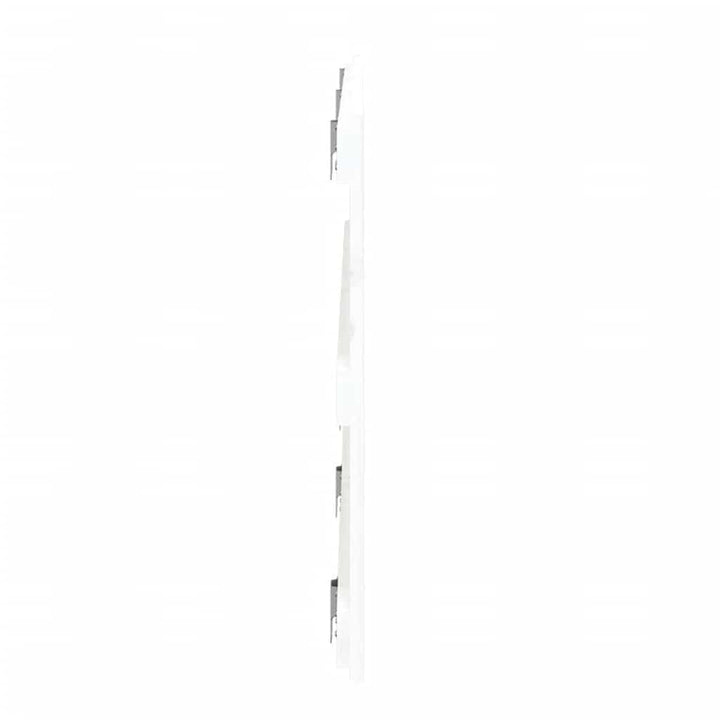 sengegavl 185x3x60 cm massivt fyrretræ hvid