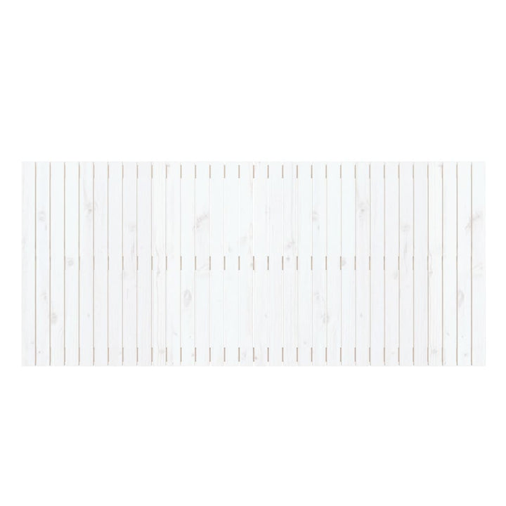 sengegavl 204x3x90 cm massivt fyrretræ hvid