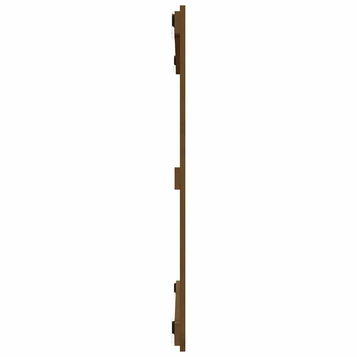 sengegavl 95,5x3x90 cm massivt fyrretræ gyldenbrun