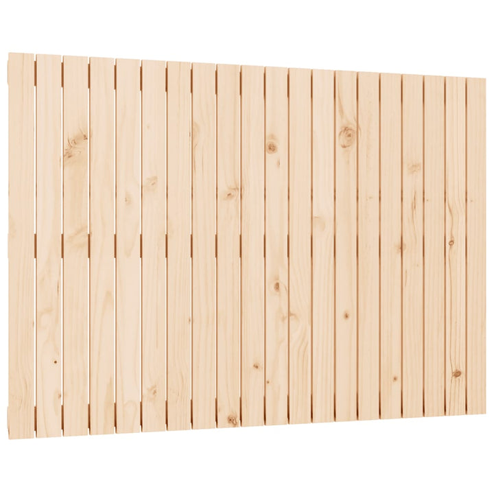 sengegavl 127,5x3x90 cm massivt fyrretræ