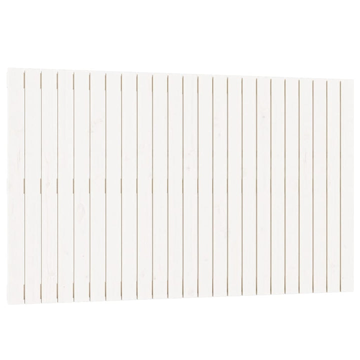 sengegavl 147x3x90 cm massivt fyrretræ hvid