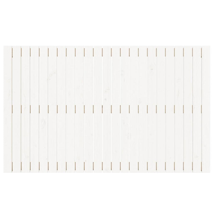 sengegavl 147x3x90 cm massivt fyrretræ hvid