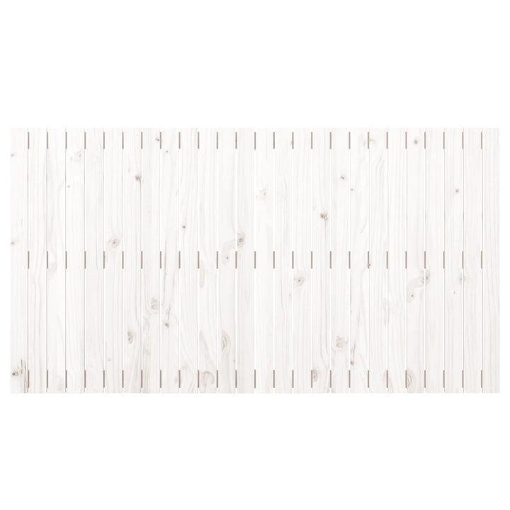 sengegavl 166x3x90 cm massivt fyrretræ hvid