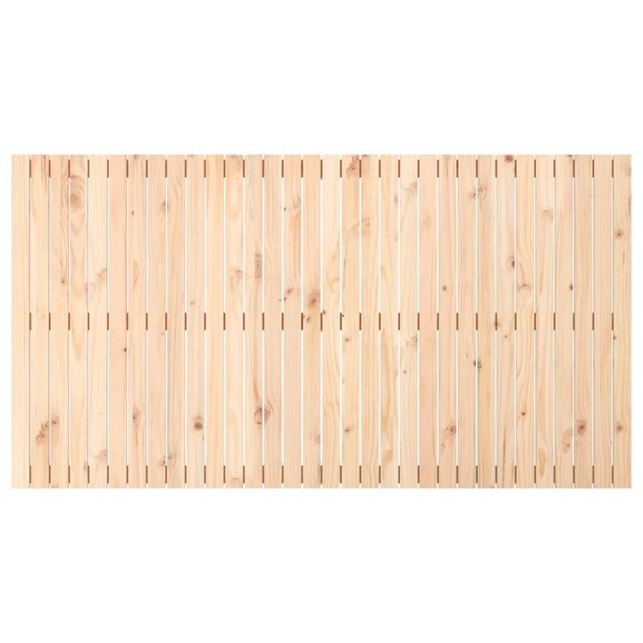 sengegavl 204x3x110 cm massivt fyrretræ