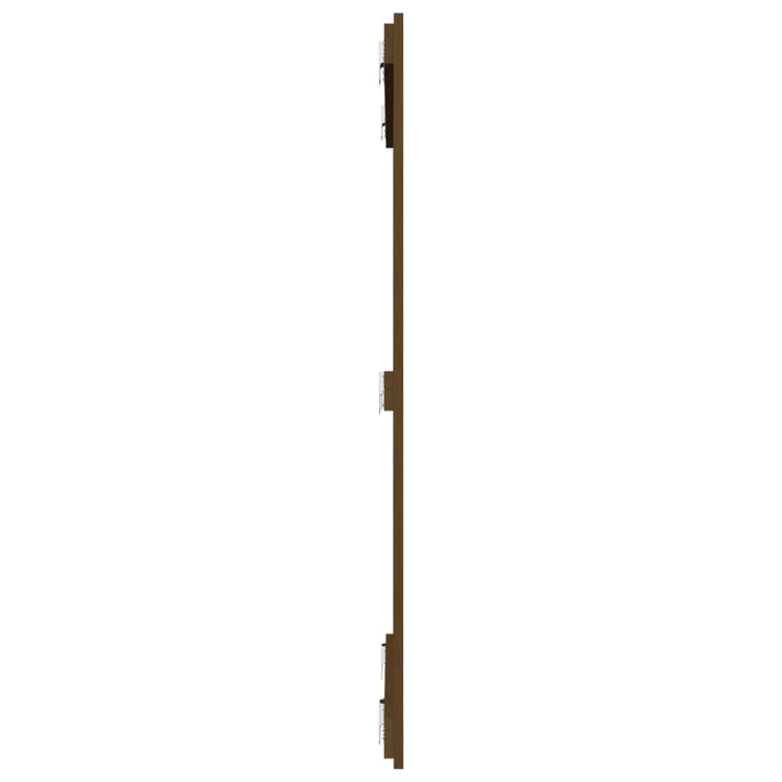 sengegavl 95,5x3x110 cm massivt fyrretræ gyldenbrun