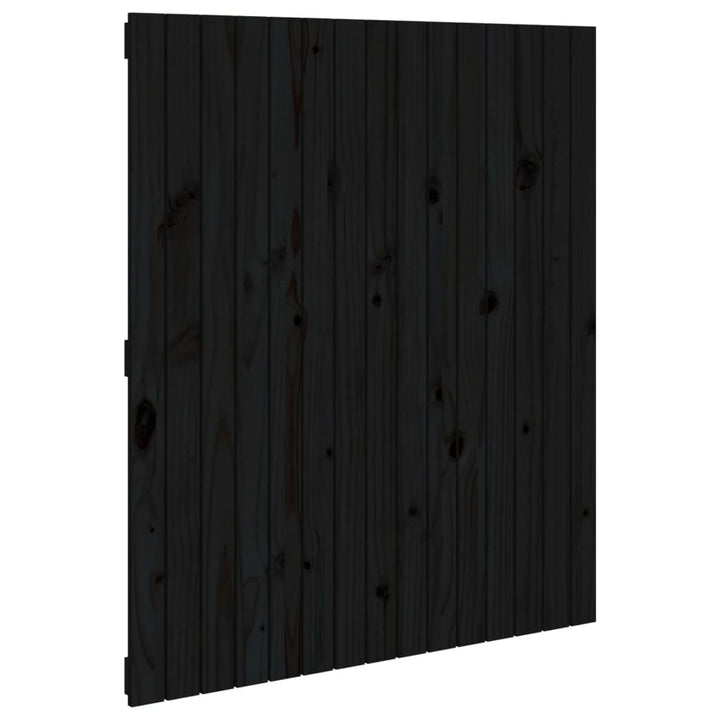 sengegavl 95,5x3x110 cm massivt fyrretræ grå