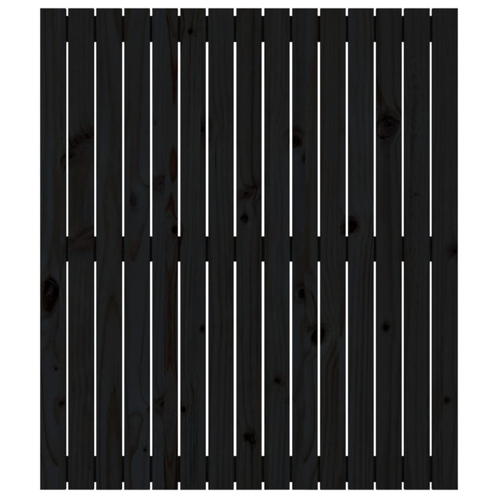 sengegavl 95,5x3x110 cm massivt fyrretræ grå