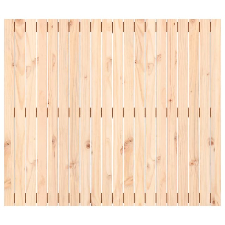 sengegavl 127,5x3x110 cm massivt fyrretræ