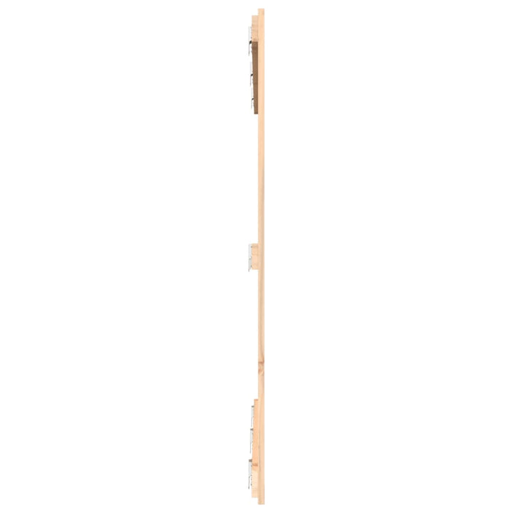 sengegavl 146,5x3x110 cm massivt fyrretræ
