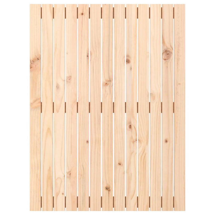sengegavl 82,5x3x110 cm massivt fyrretræ